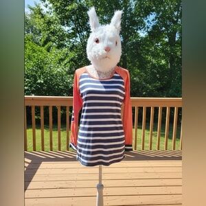 *4 For $10* Striped top W/Elbow patches